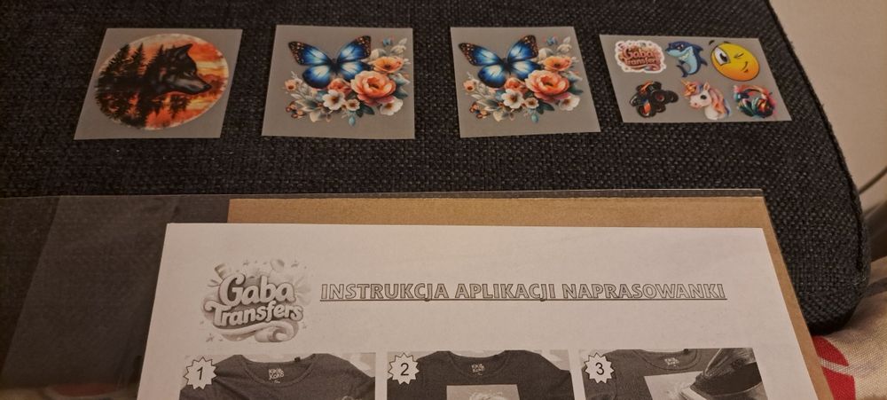 Naprasowanki na bluzkę