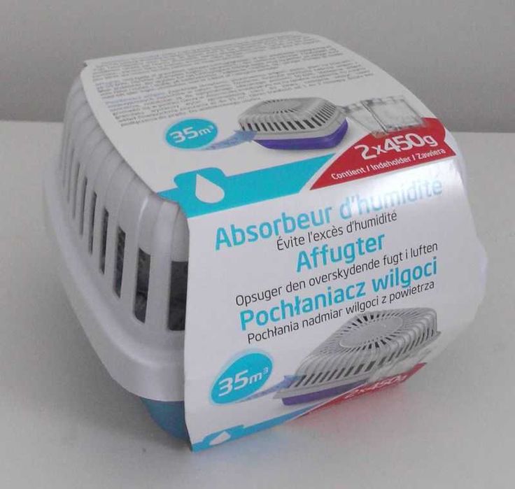 Pochłaniacz wilgoci do 35m3 + 2 wkłady po 450g