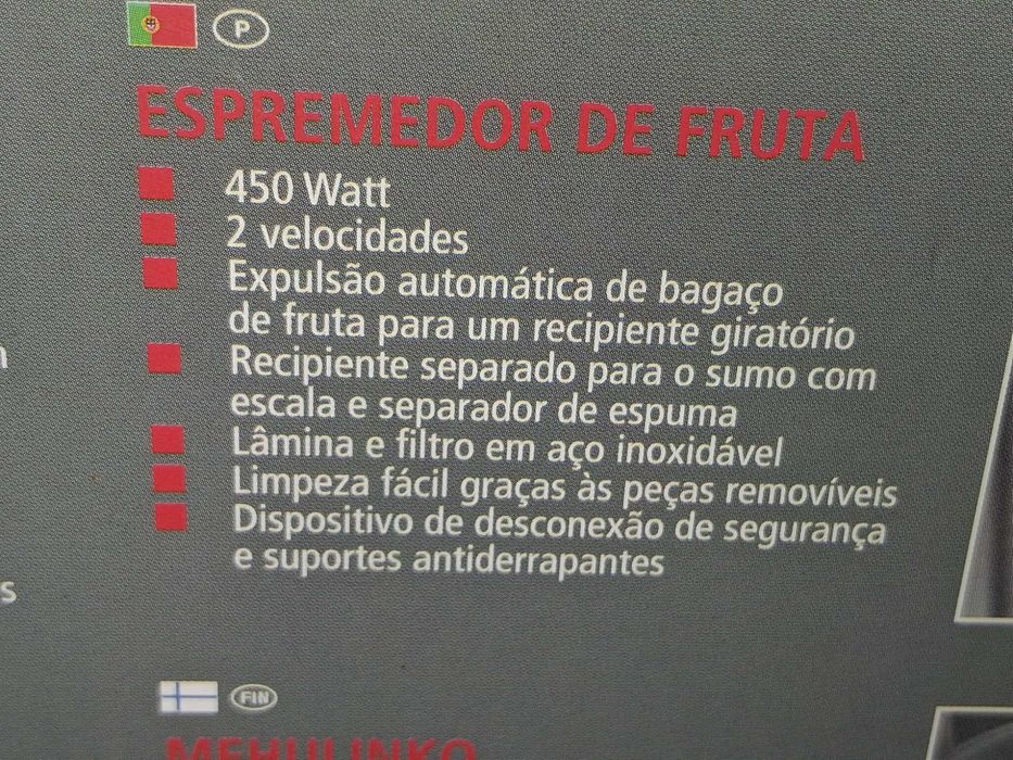 Espremedor de fruta, máquina de sumo. Bifinett, nova