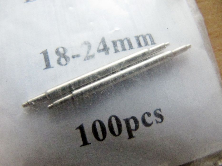 Шпильки для часов ( 6 штук) 16-22мм, 18-24мм