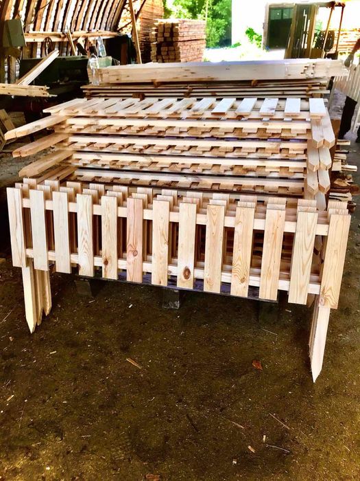 Паркан деревяний садовий 220грн секція