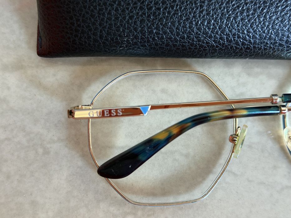 Guess oprawki okulary złote