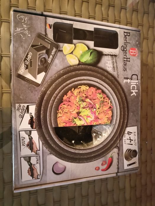 Zestaw garnków i patelni Berlinger Haus + uchwyt