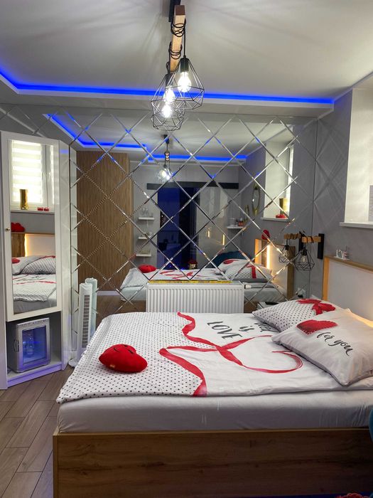Apartament "Love" Centrum z dużą wanną dla Dwojga Gniezno