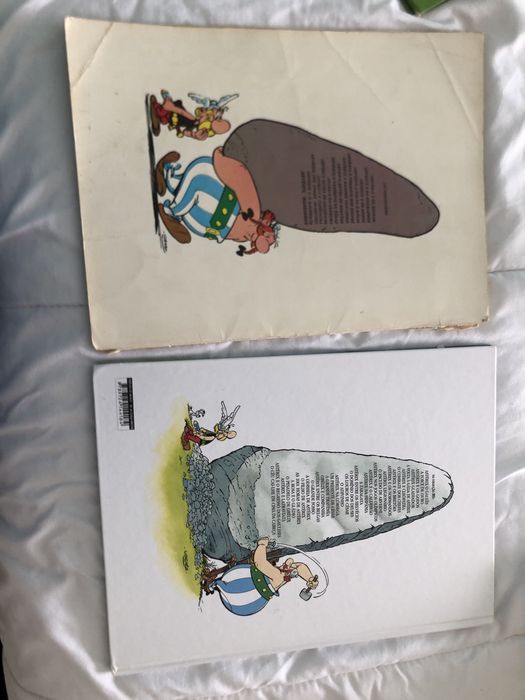 Livros Asterix, editoras diferentes.