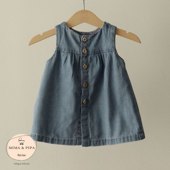 Vestido Ganga Zara 1/3 meses