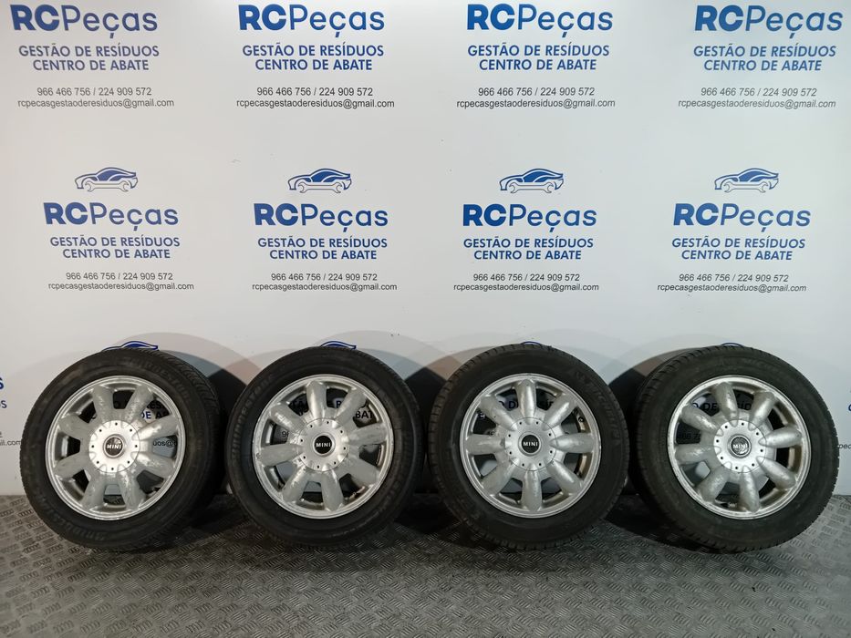 Conjunto Jantes 15 Mini Cooper R50 R52 R53 175x65xR15 4x100 Original