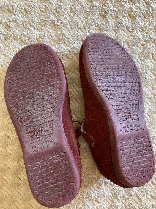 Sabrina camurça com fivela número 27