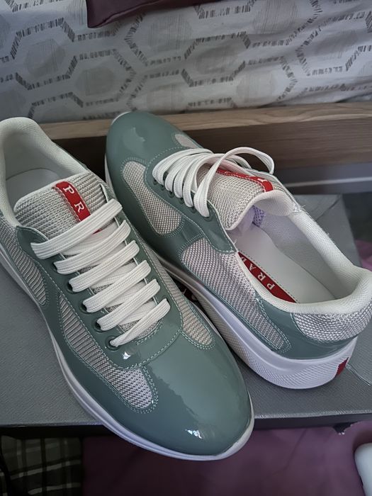 Prada American Cup – Verde Água / Branco – Original