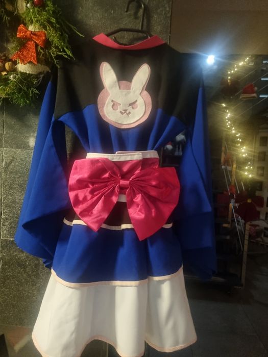 Sukienka lolita youkata overwatch D.va cosplay