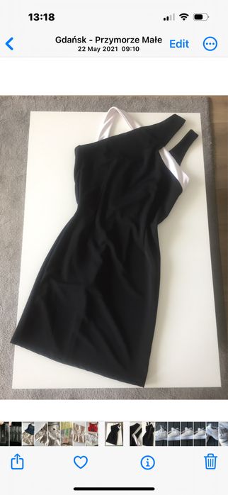 Nowa Czarna Sukienka rozm 36