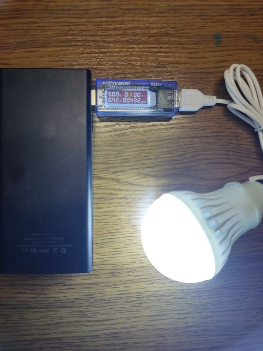 Лампа с USB разъемом 5w