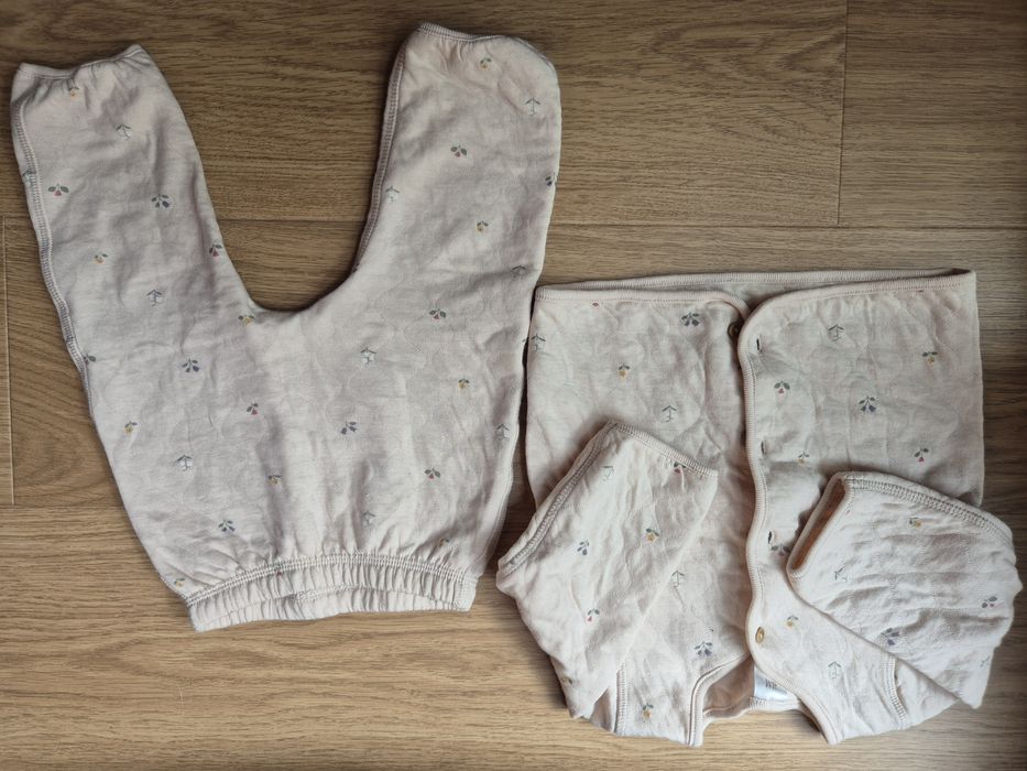 Komplet H&M kurteczka i spodnie 74