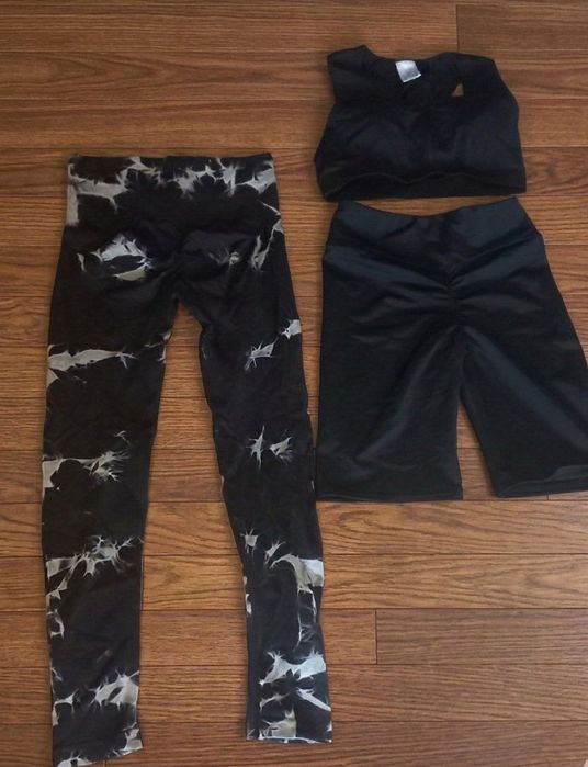 СпортиЛегінси з ефектом пуш-ап та топ спортивний