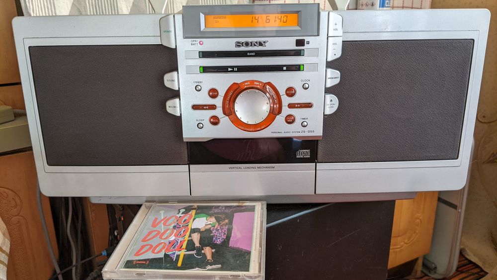 SONY personal audio system ZS - D55