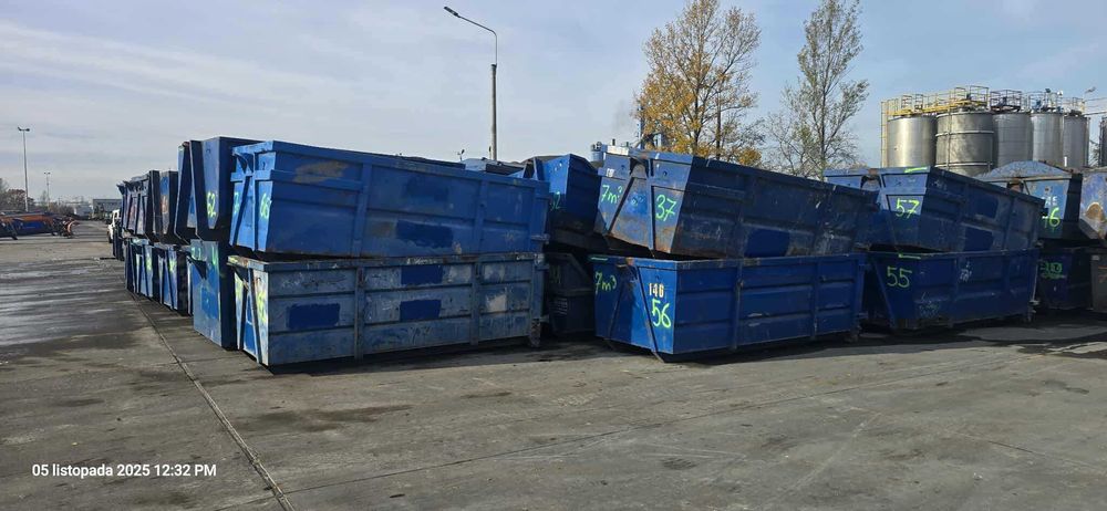 Kontenery hakowe sprzedam kp5, kp7,kp14