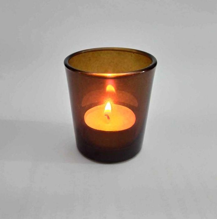 Copos Castanhos Translúcidos para Velas, Café ou colocar Velas dentro