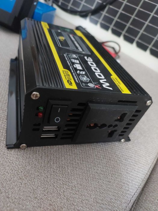 Kit fotovoltaico completo- 2xPainel solar+Controlador+Bateria+Inversor