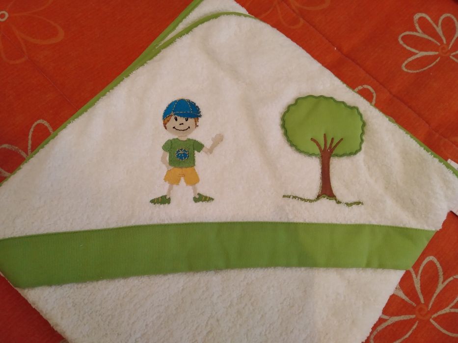 Lençol de Banho Turco para Bebé Marca Sininho