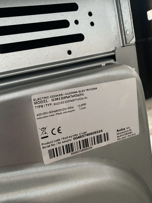 Nowa kuchenka elektryczna AMICA