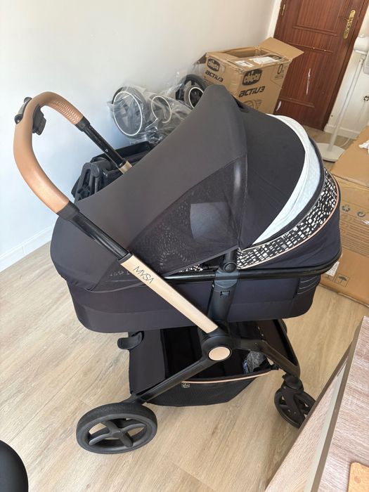 Carrinho mysa Chicco edição limitada +ovo+ base isofix 360 + alcofa + adaptadores