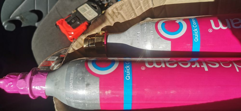 wymiana na  pełne butla CO2 SODASTREAM