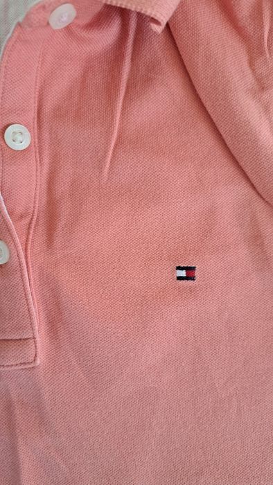 Bluzka koszulka polo tommy hilfiger brzoskiwniowa  36 s