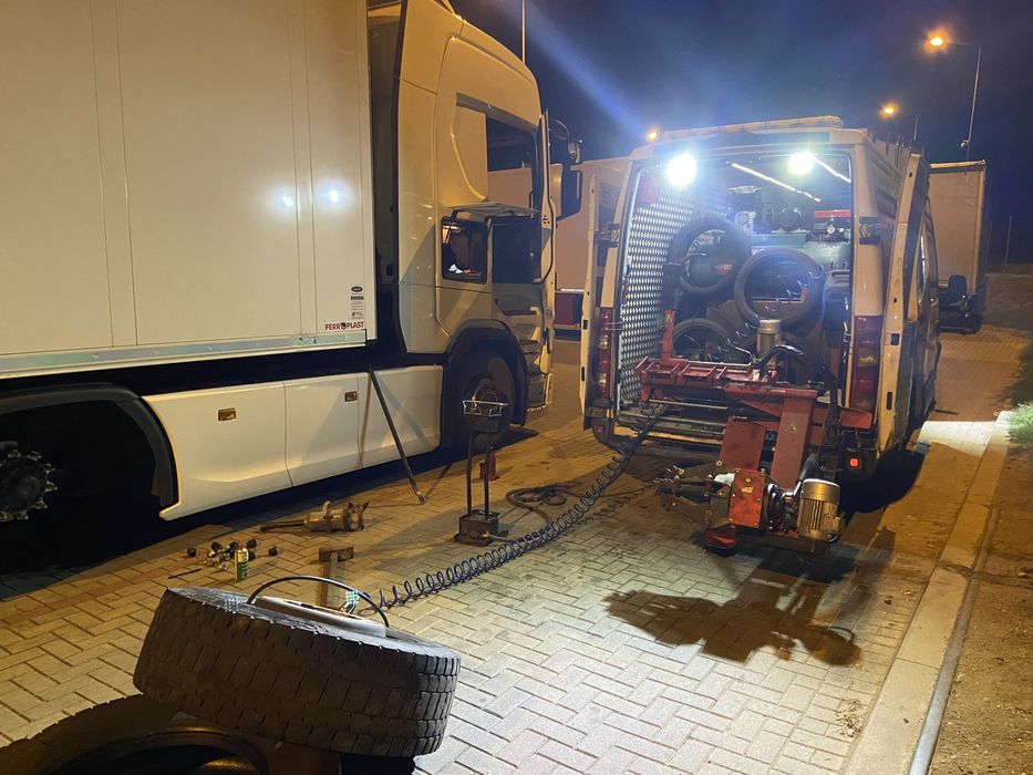 Wulkanizacja mobilna pomoc drogowa 7/24h