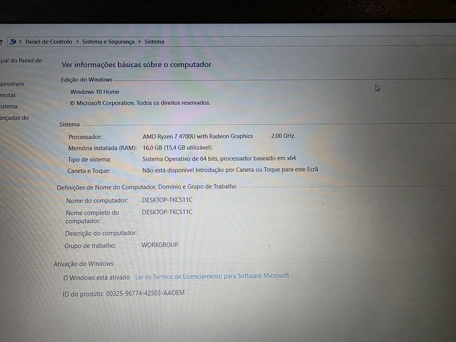 Portátil HP Ryzen 7 | 16GB RAM | 512GB SSD
Vendo **Com