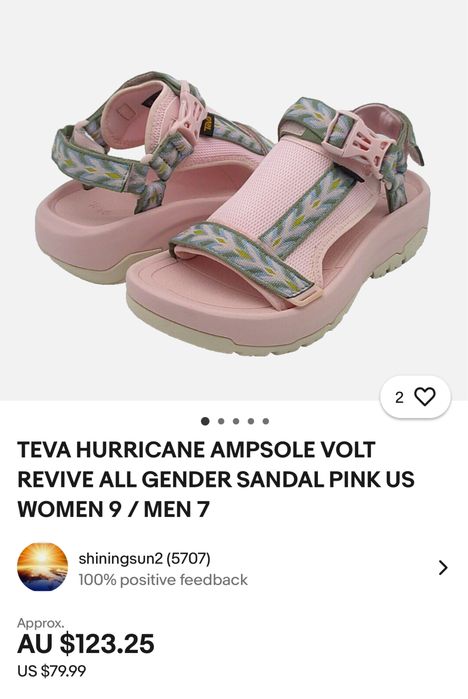 Сандалі TEVA 39,5 розм