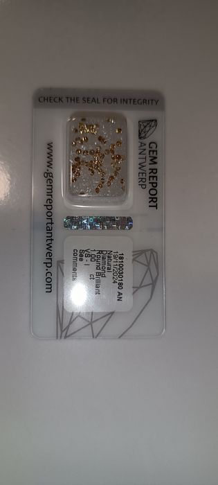 Diamenty Brylanty 61 sztuk. 1 ct, VS-I