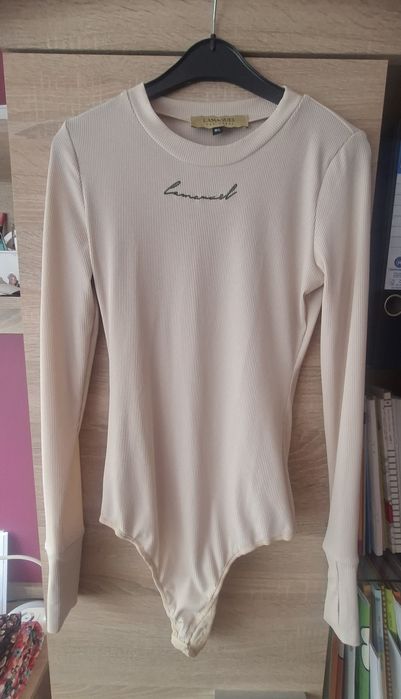 body LaManuel beżowe S z metki M,L