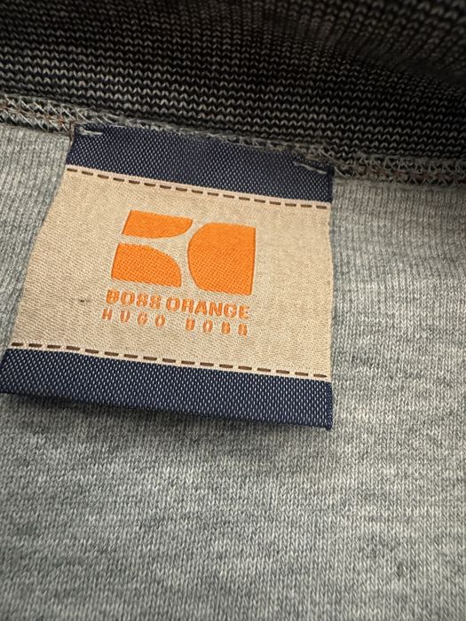 Hugo Boss szara zip fleece rozpinana markowa bluza męska M extra stan