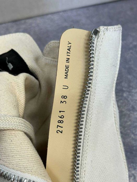 Rick Owens Ramones DRKSHDW milk білі кеди opium archive кеды белые