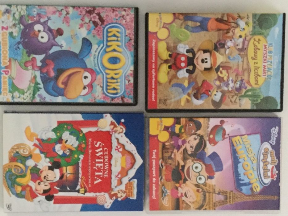 DVD dla najmłodszych - zabawa i nauka 4 płyty: Mali Einsteini, Disney