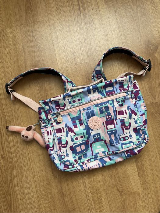сумка рюкзак Kipling Preppy Luggage Robot Camo Pink