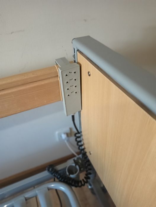 Cama articulada e colchão anti escarass