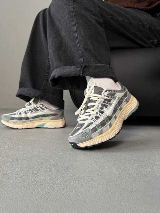 Кросівки Nike P-6000 Grey/Olive premium