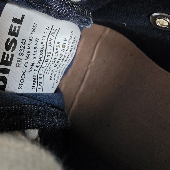 Женские кеды с принтом "Diesel S-Exposure CLC"