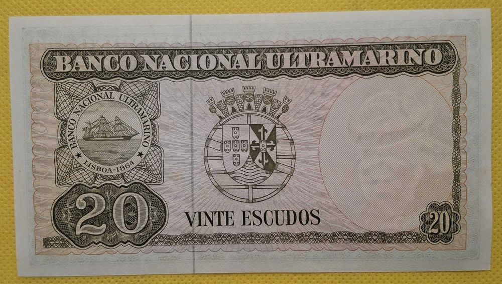 Timor - 20 escudos 1967 (unc) ver as fotos