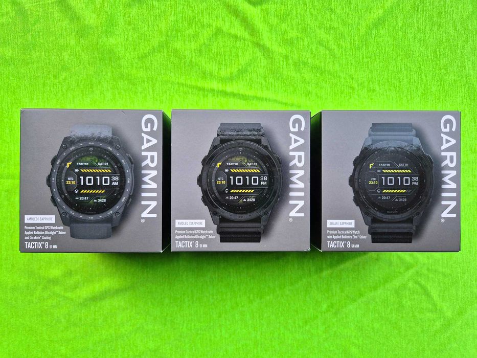 Тактичний годинник Garmin Tactix 8 51 mm amoled (010-03406-01)