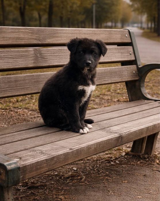 Щенок в поиске семьи