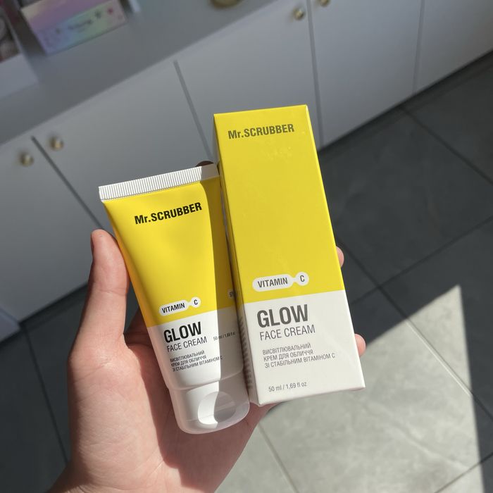 Висвітлювальний крем для обличчя Mr.SCRUBBER Glow Face Cream з вітаміном С, 50 мл