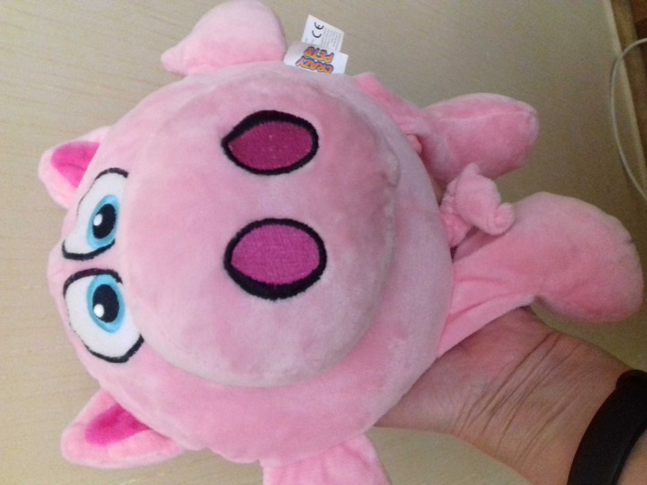 Игрушка мягкая свинья свинка Crazy pets іграшка м'яка свиня поросенок