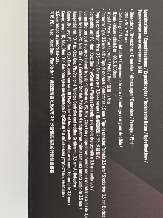 Acer Nitro Gaming Headset com cancelamento de ruído