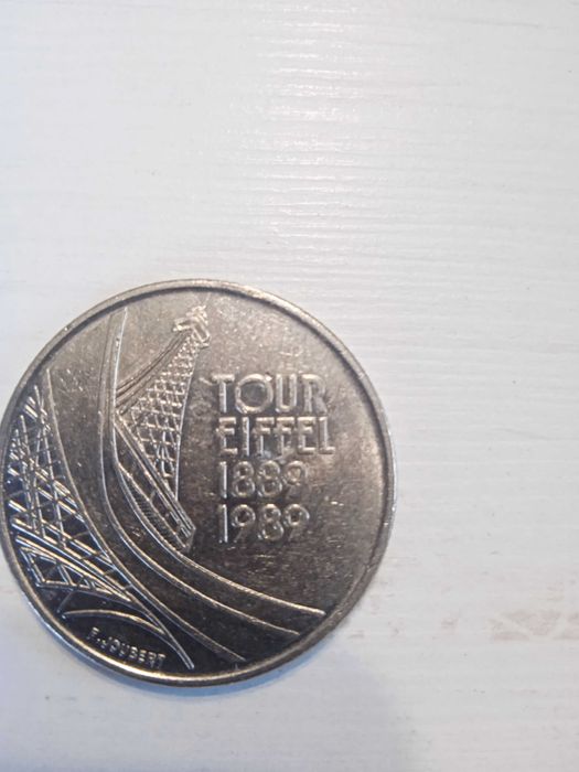 5 frankow 100 -lecie wiezy eiffla
