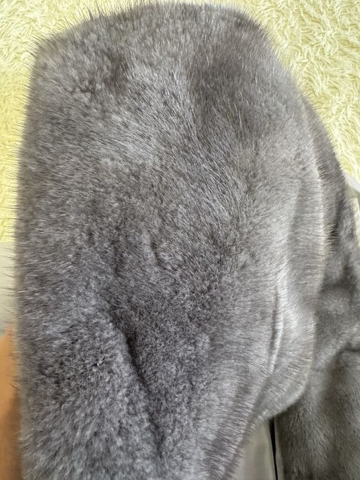 Жіноча зимова парка NUOFUYI з хутром норки,розмір 38