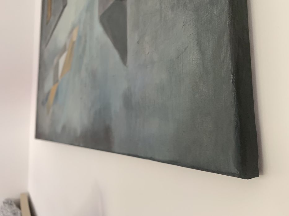 Obraz nowoczesny duży abstrakcja 130x90 cm