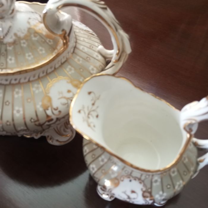 Rococo Tea Set and Creamer470955479763537923