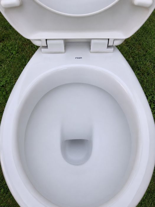 Muszla WC z deską + rura STAN BDB